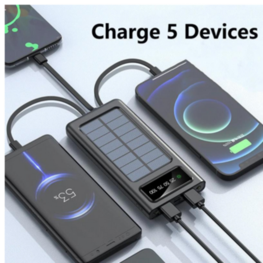 Power Bank Carga Solar 12.000 mah