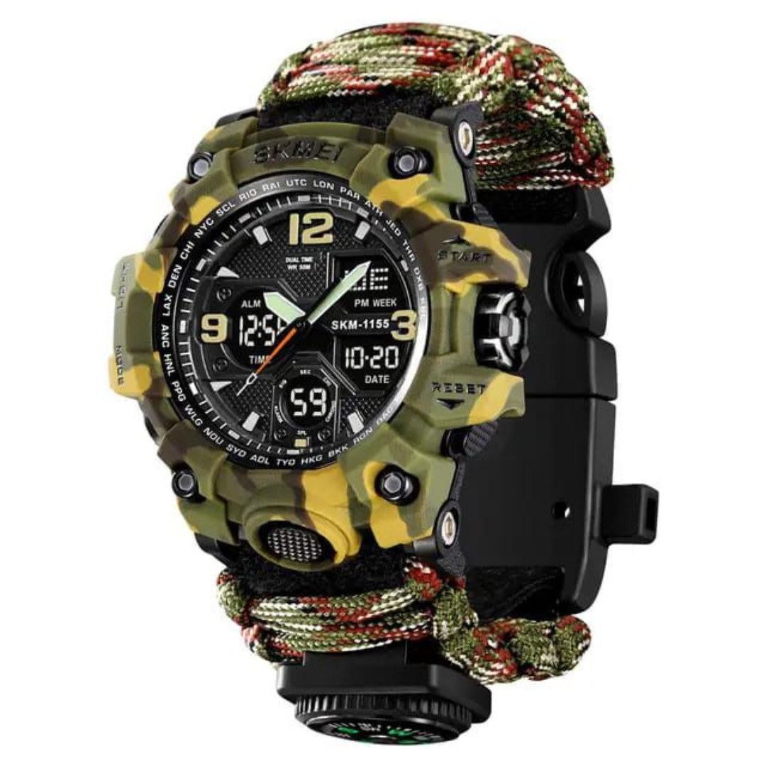 Reloj Táctico de Supervivencia Skmei 1155