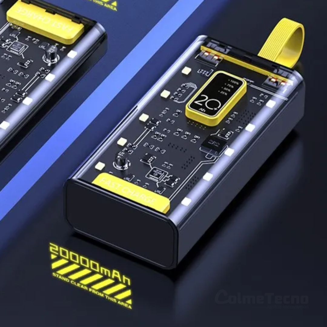 Power Bank transparente 20.000 mah