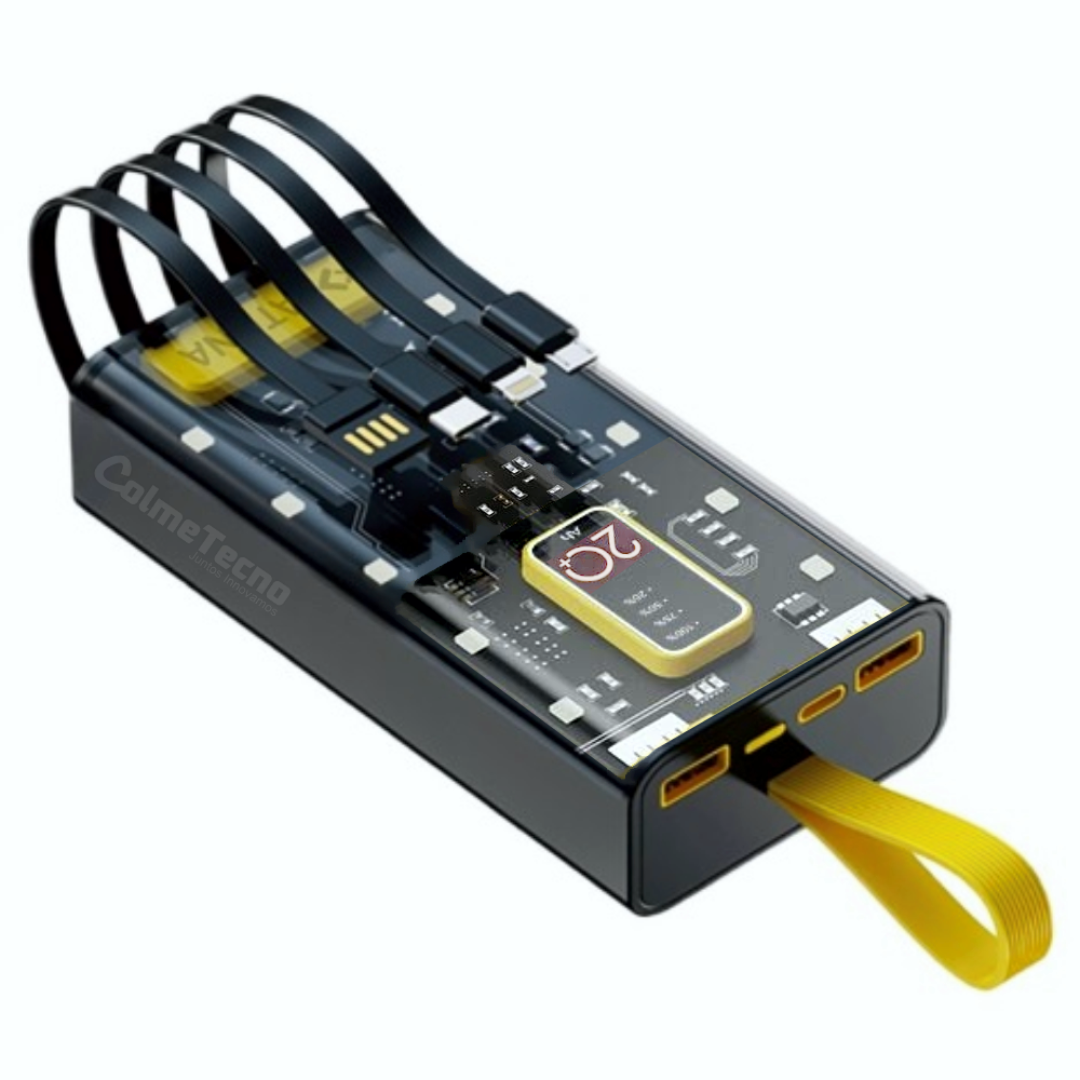 Power Bank transparente 20.000 mah